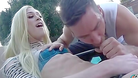 Sexy blonde anal porn with a hot girl