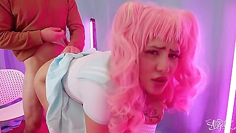 Mas edik & hot facial cumshot