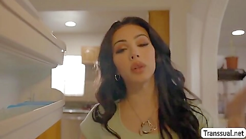 Slutty brunette's tight asshole gets fucked